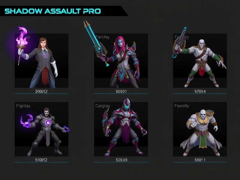 Shadow Assault Pro - All Playable Classes Shadow Assault Pro Character Classes Showcase